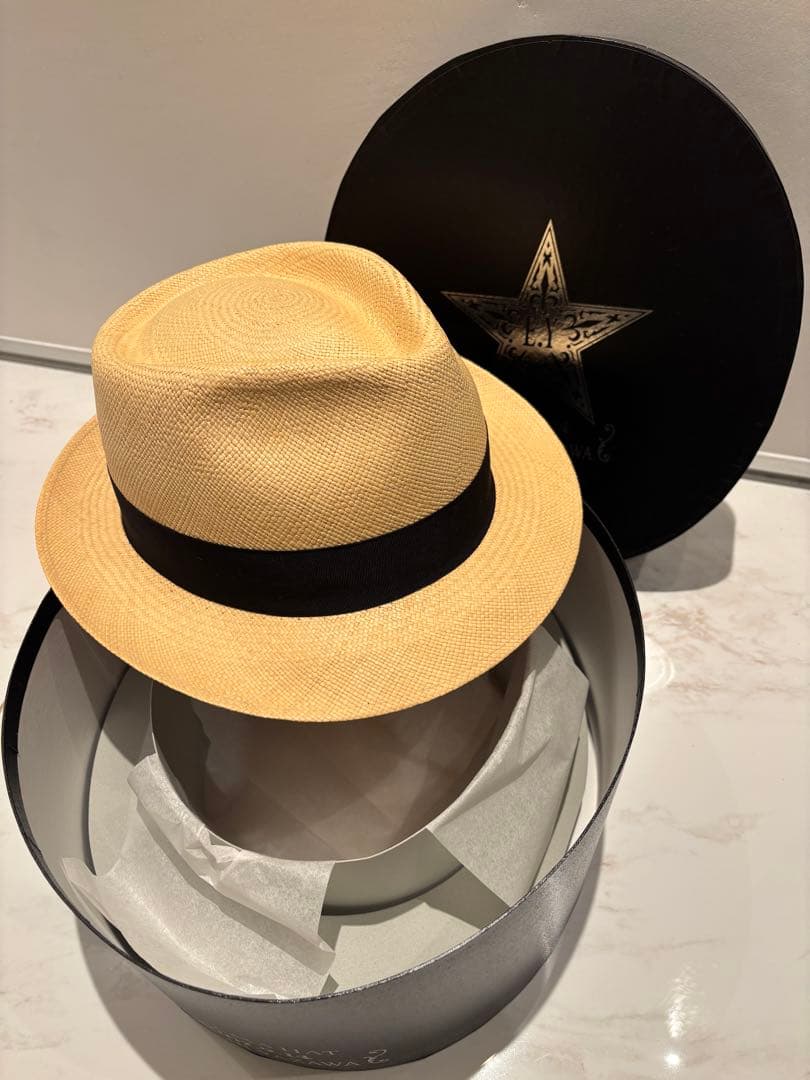 矢沢永吉グッズ★パナマハットL★2007/9/14誕生日抽選販売（限定300個）