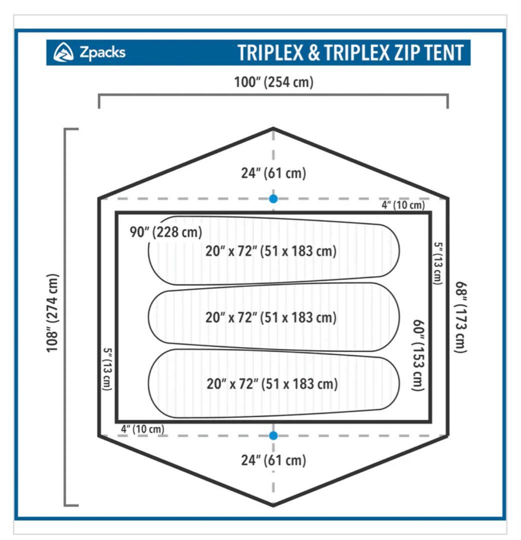 zpacks Triplex Classic Tent 中古