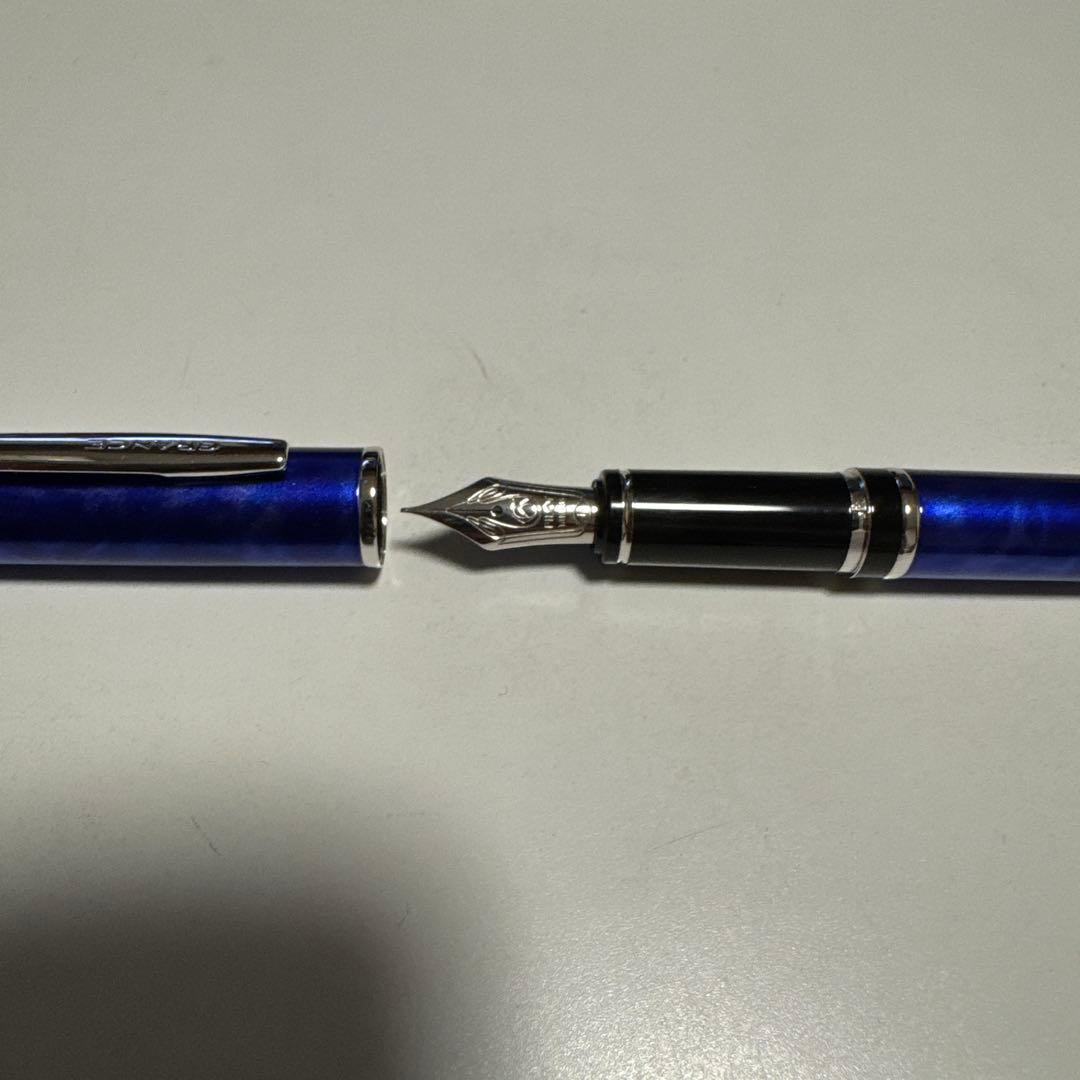 パイロット　万年筆　2013年限定万年筆　グランセ　海　限定版　細字　Ｆニブ