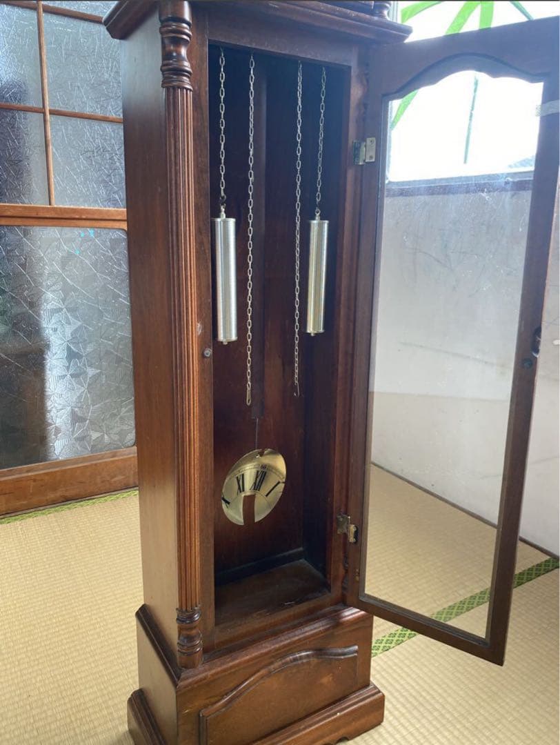 振り子時計 アンティーク 昭和レトロ ホールクロック