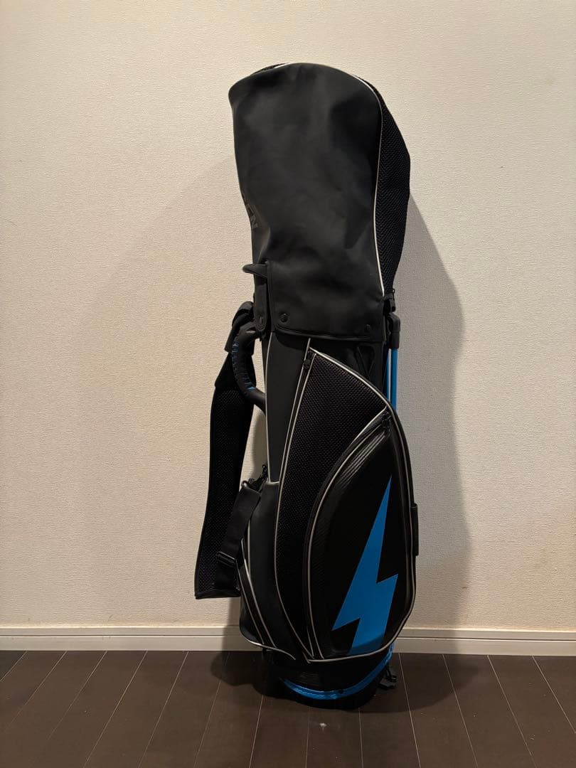 HYDROGEN キャディバッグ ブラック/ブルー