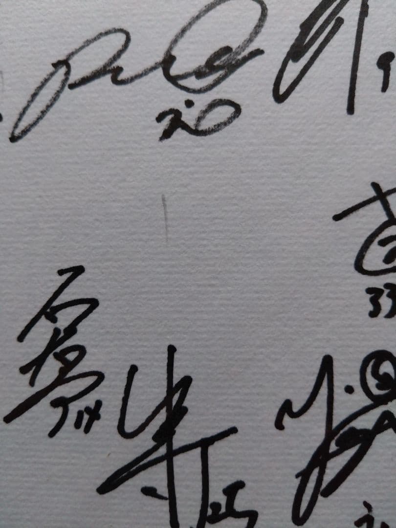 龍神NIPPON 直筆サイン色紙