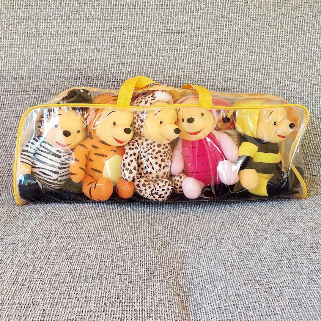 ディズニー くまのプーさん 着ぐるみ ぬいぐるみ 蜂蜜瓶 小物入れ 未使用 美品