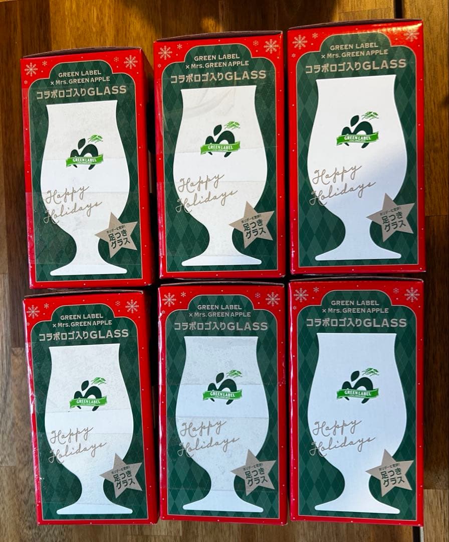 MrS. GREEN APPLE 足つきグラス　6個セット