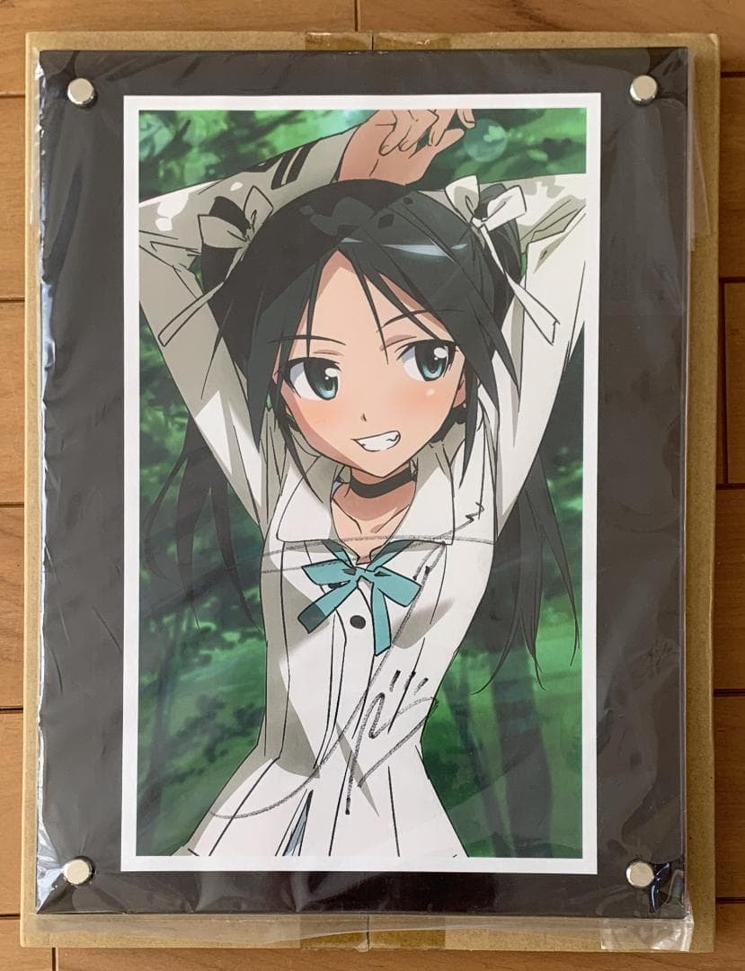 【レア】ストライクウィッチーズ ルッキーニ 斎藤千和 直筆サイン入り複製原画