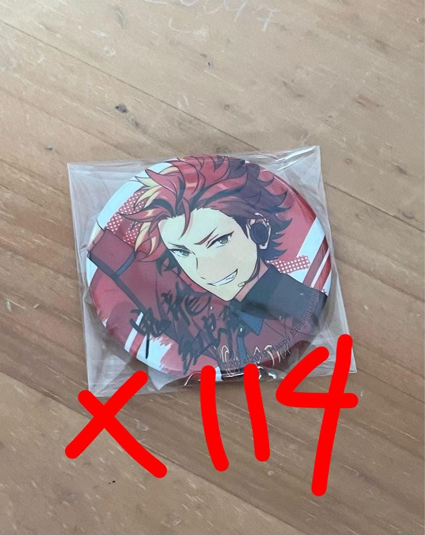 鬼龍紅郎 6周年 缶バッジ 114個 あんスタ