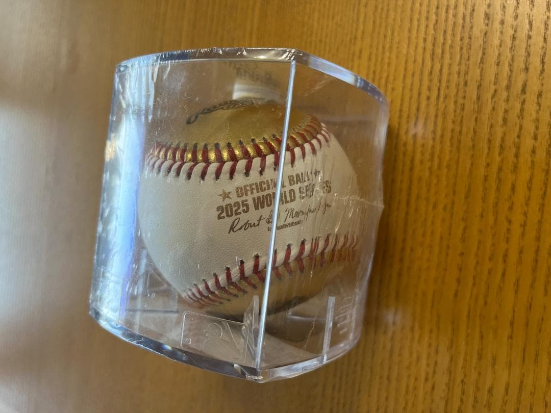 記念グッズ 2025 MLB World Series Team Logo Baseball