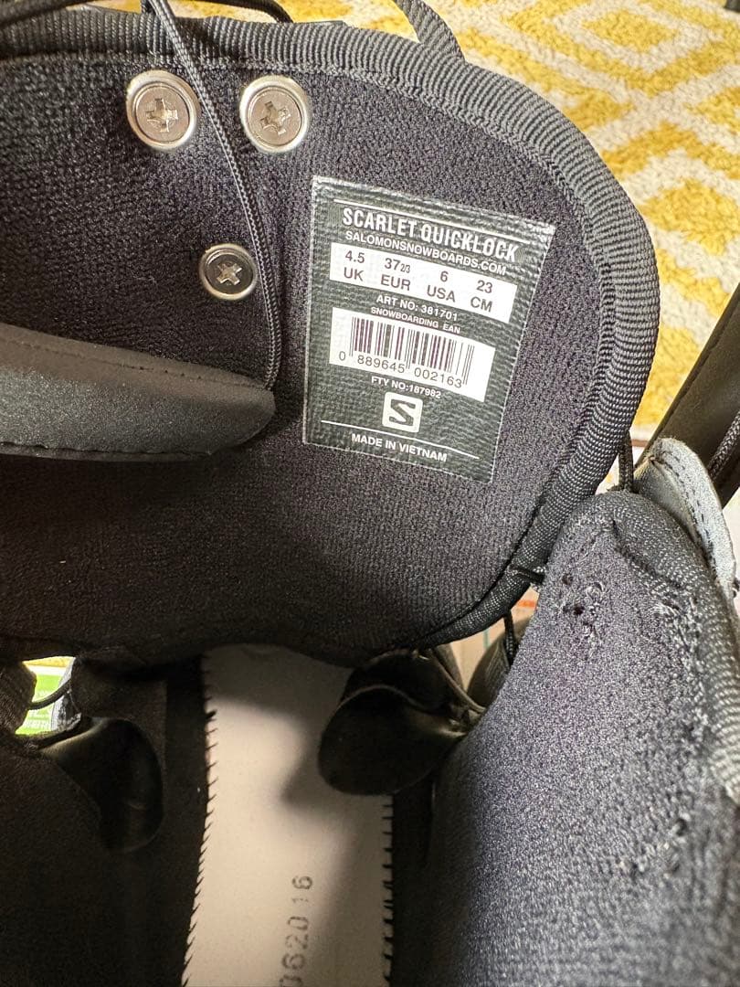 【ほぼ未使用】Salomon レディース スノーボードブーツ 6 BOOTS