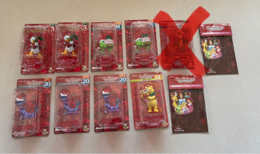 ディズニークリスマスオーナメント　くじ2025