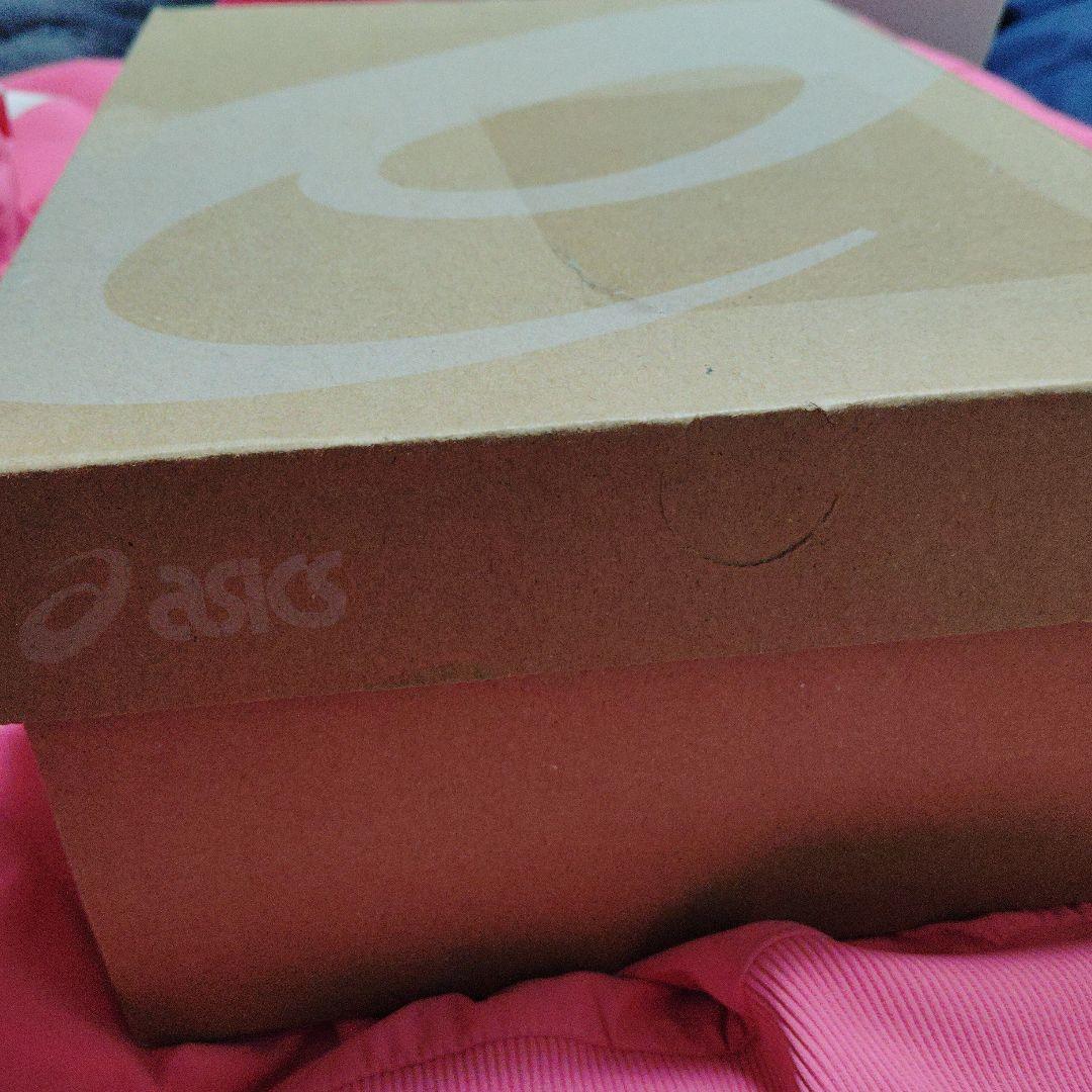 着用1回アシックス　ゲルレゾリューションX25.5cm 2Eグレー オレンジ