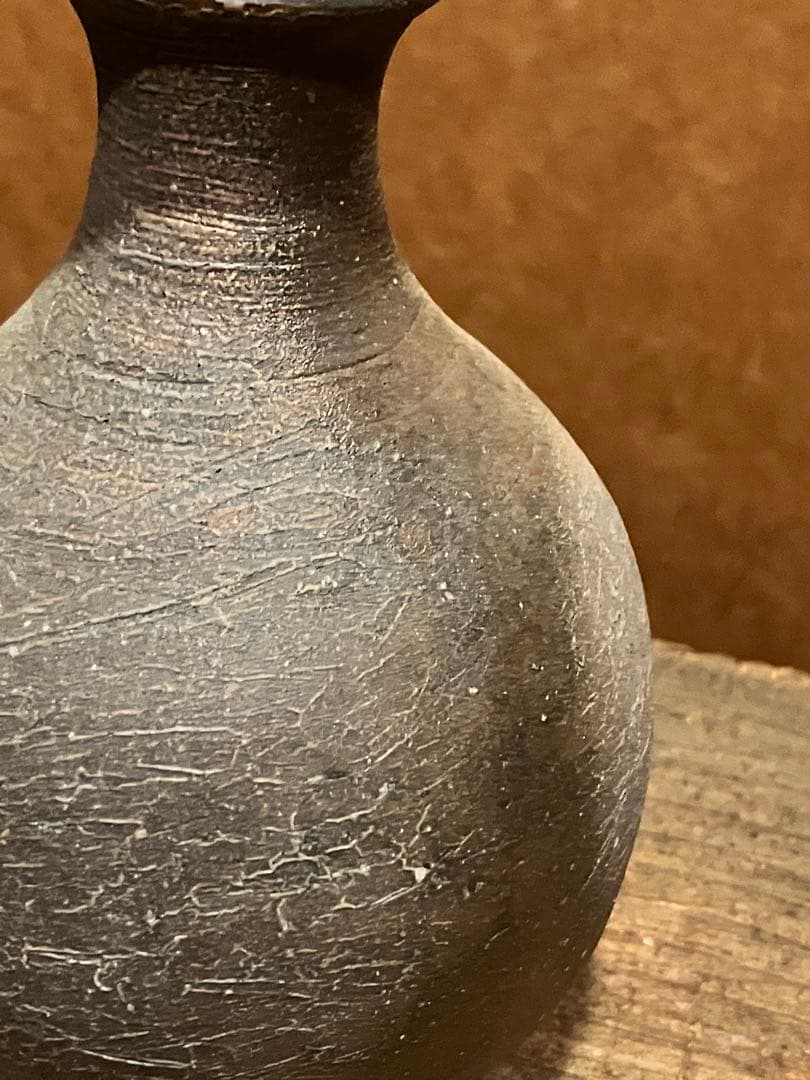 花入　徳利　備前　登窯　作家一点もの