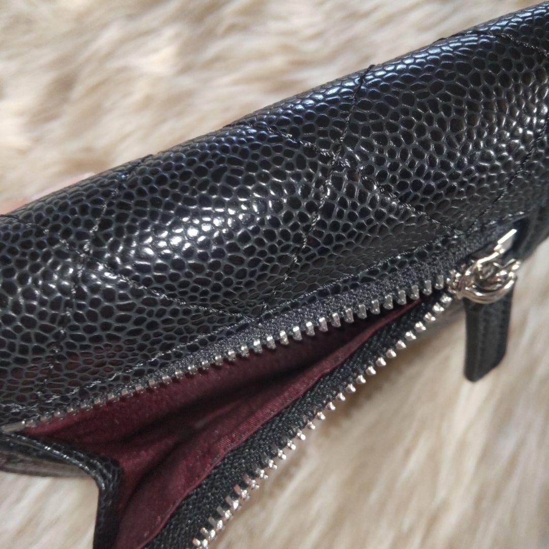 ＊未使用品＊ブラック キルティング/シルバー 折り財布 ケース