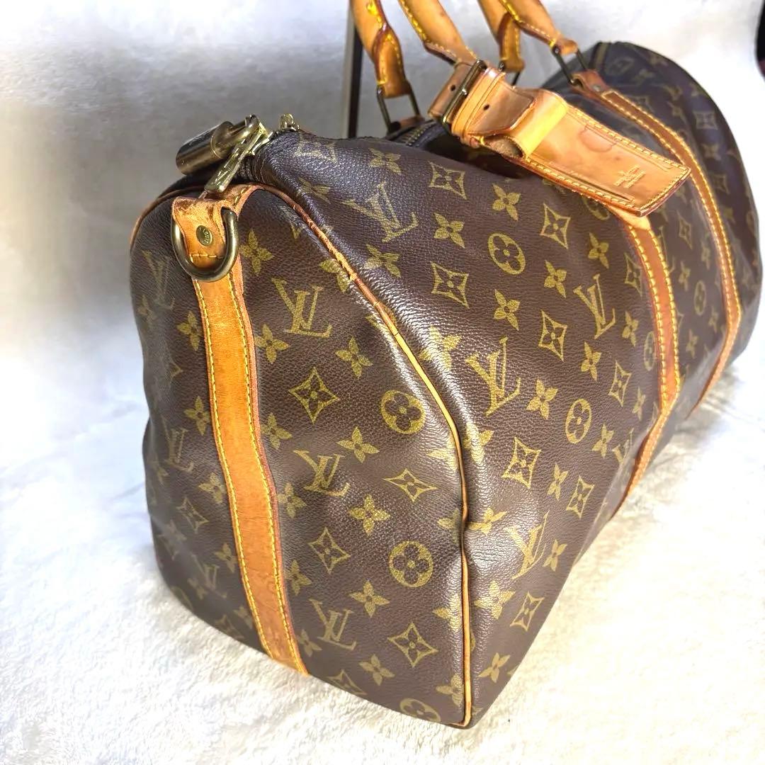 美品 LOUIS VUITTON ルイヴィトン　キーポル45モノグラム ボストン