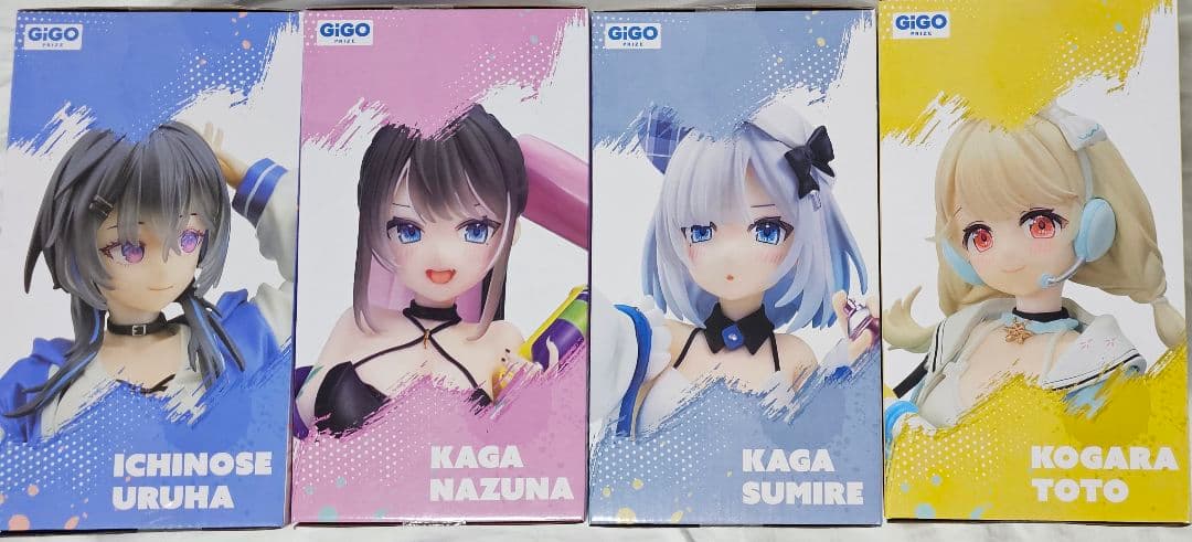 ぶいすぽっ！ GIGO限定フィギュア 花芽すみれ なずな 小雀とと 一ノ瀬うるは