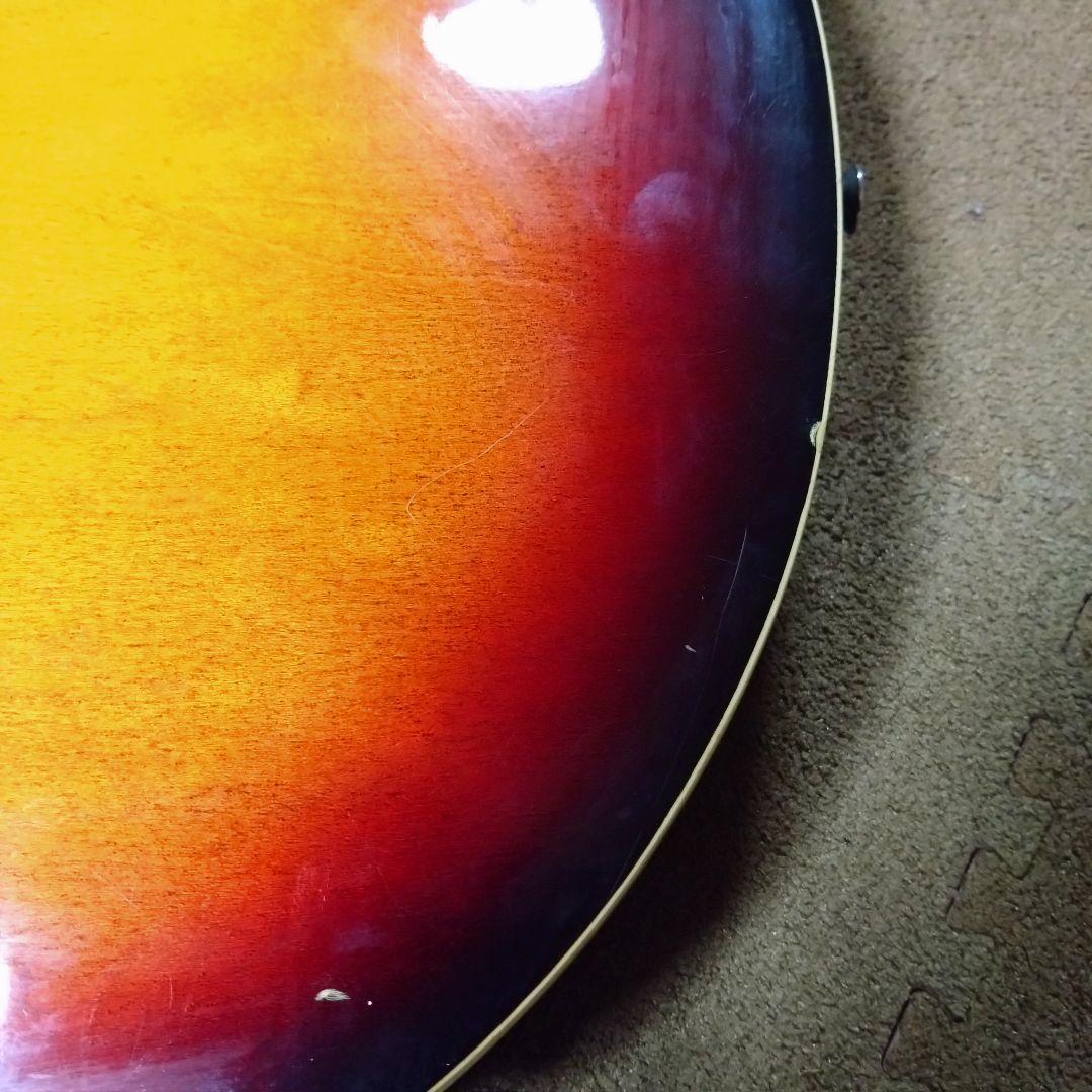 エピフォン　RIVOLI　VC ベース　ハードケース付き　セミアコ　動作確認済み