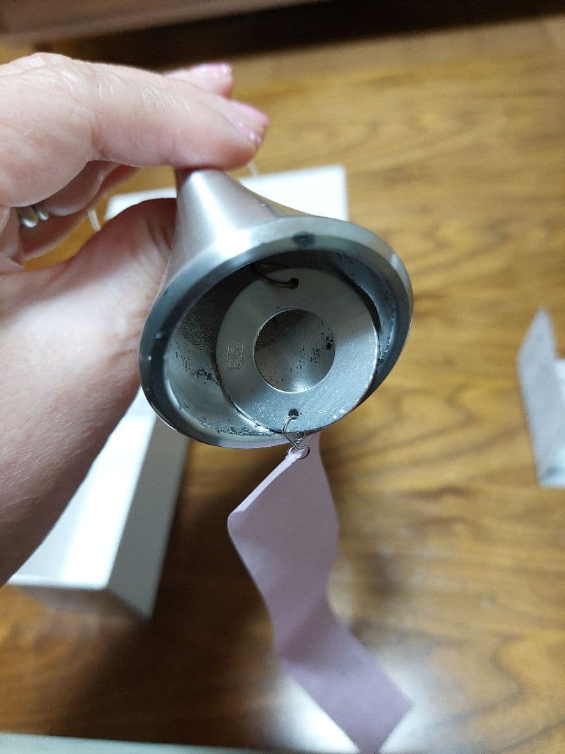 未使用　ピューター製品　風鈴