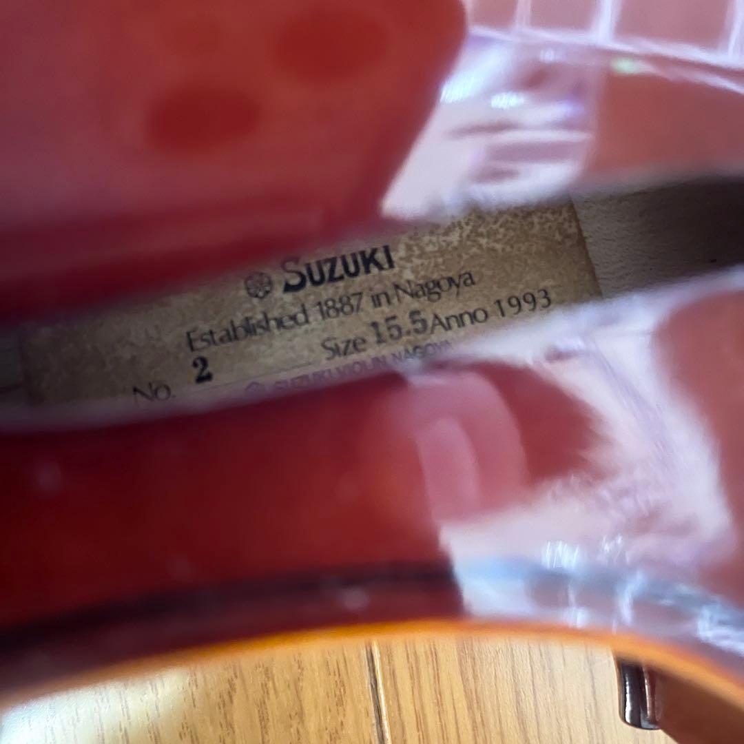 SUZUKI ビオラ No.2 4/4 15.5インチ 虎杢 バイオリン