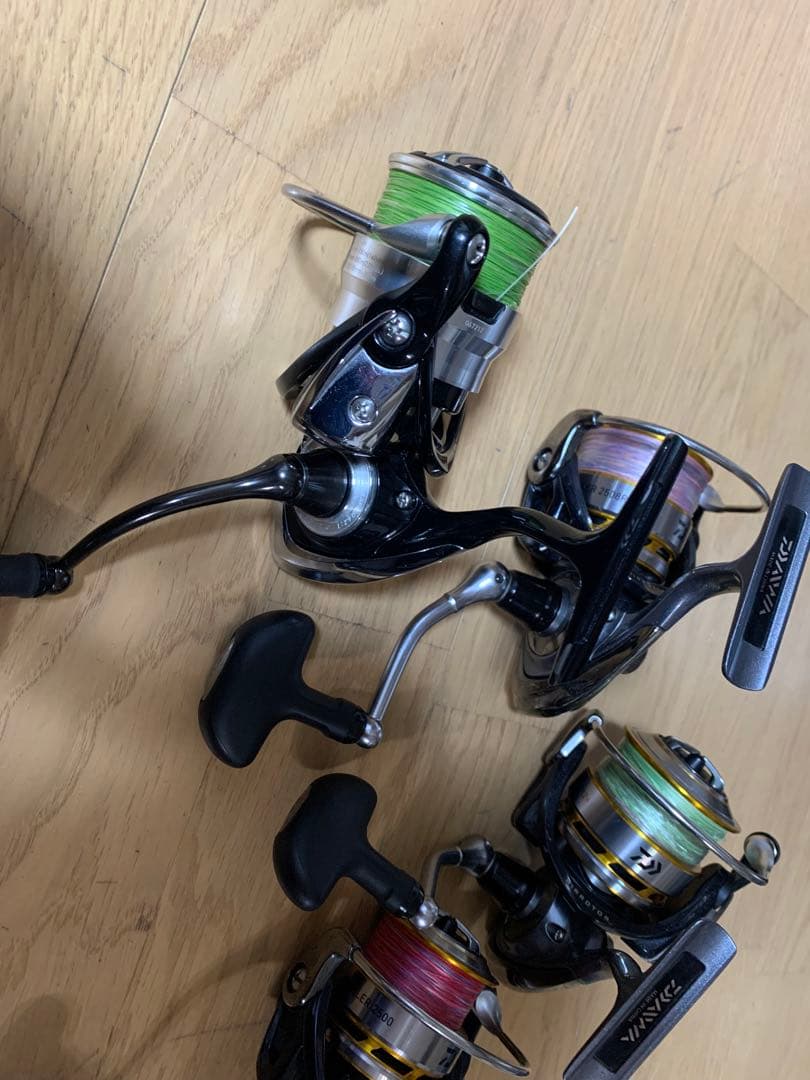 ダイワ　スピニングリール5台セット