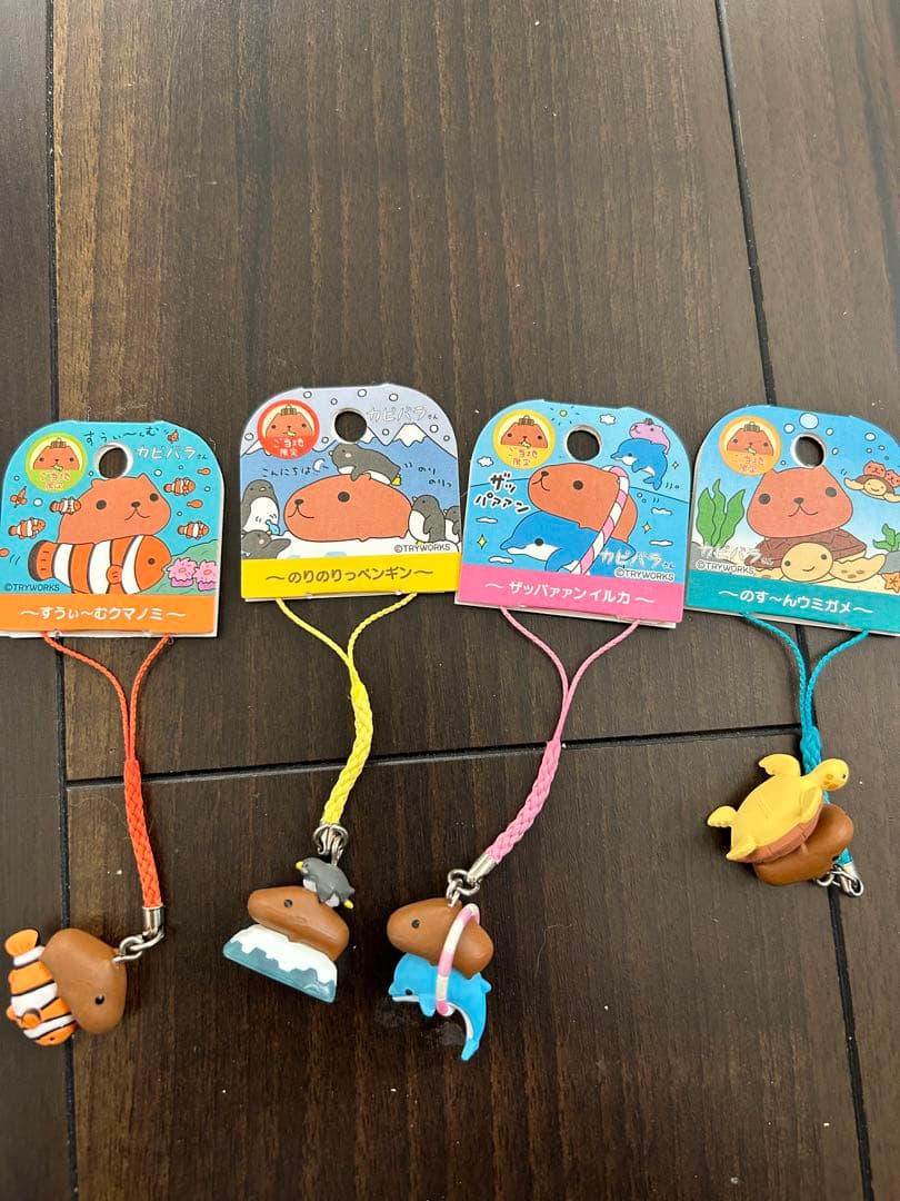 カピバラさん　ねつけストラップ　地域　ご当地　温泉地　空港　新幹線　野球