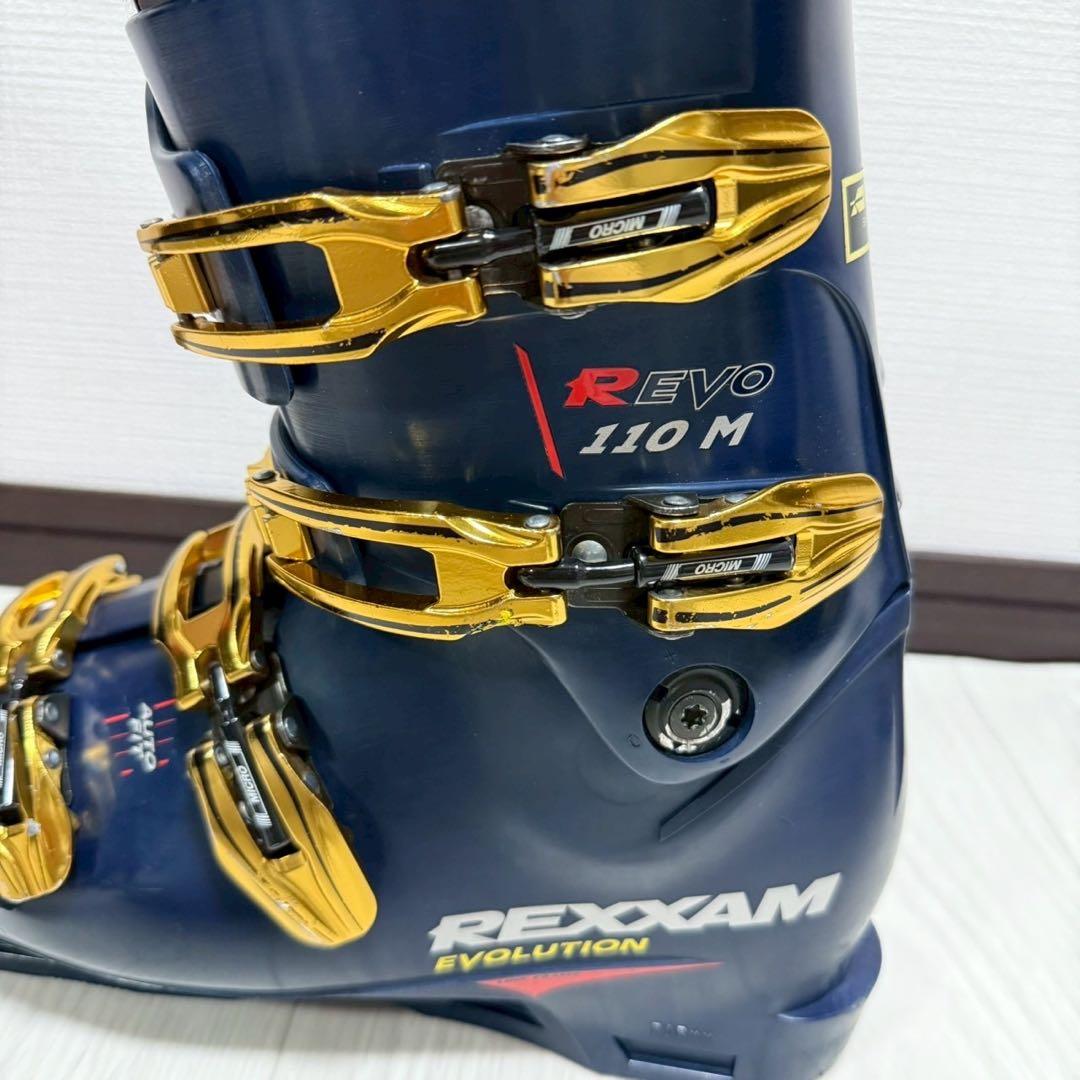 レグザムスキーブーツREVO110 M 26cmネイビー MICROバックル付属