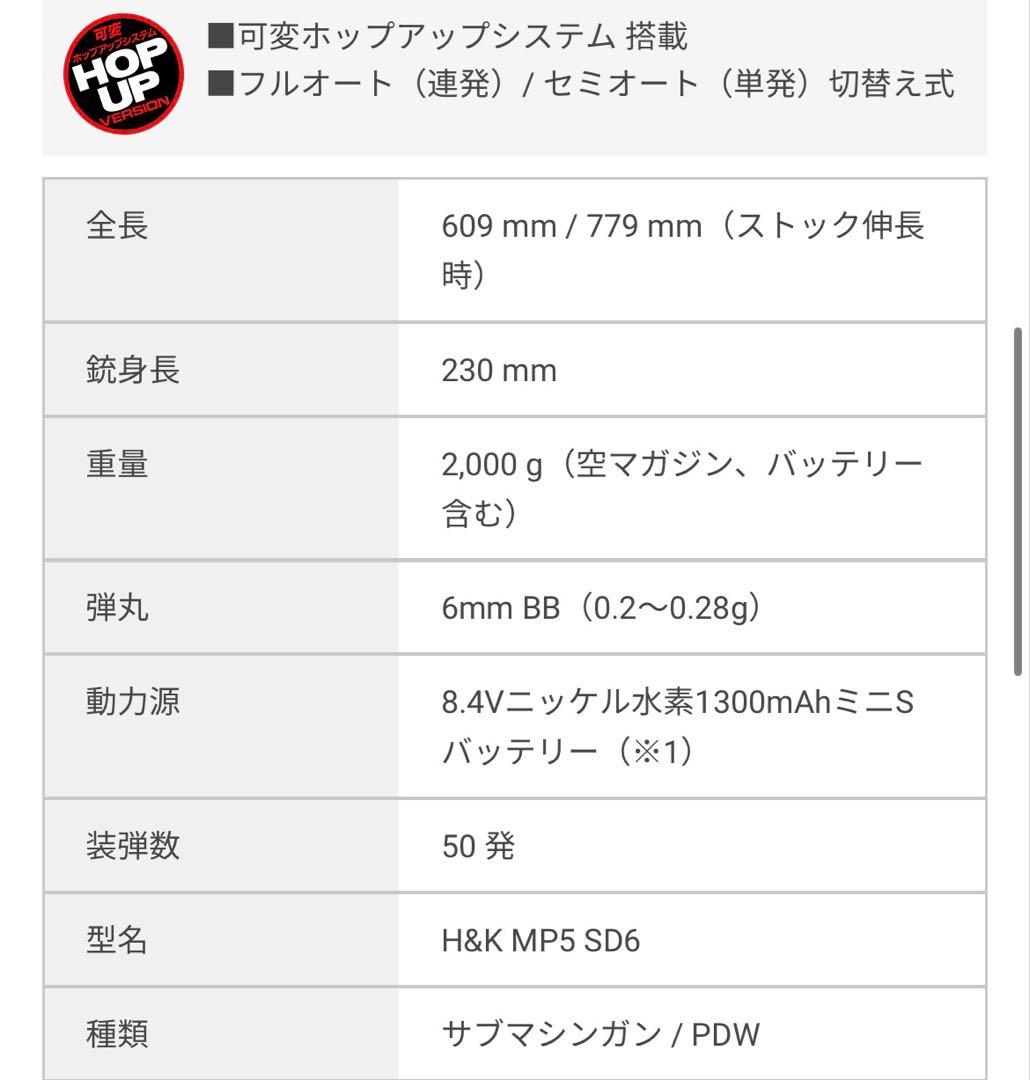 東京マルイ Heckler & Koch MP5 SD6 電動ガン 美品 特価‼️