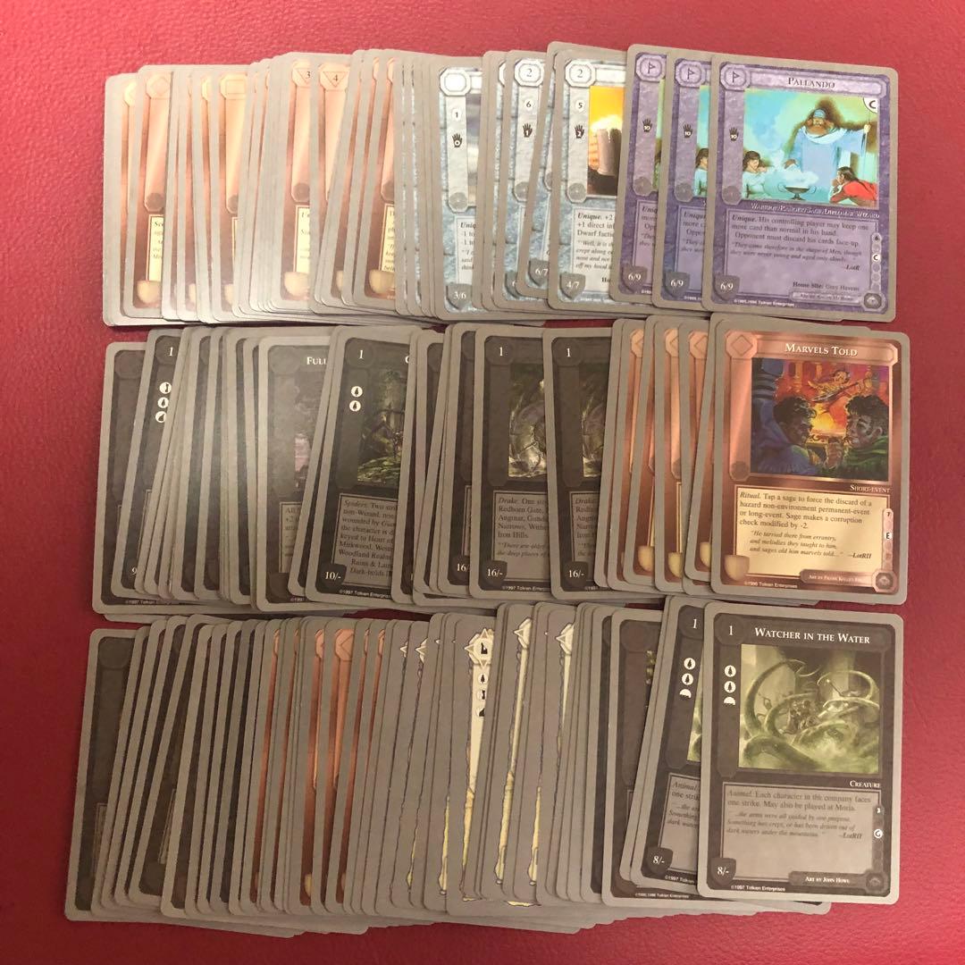 ミドルアース　カード　チャレンジデッキC ccg コンプ　指輪物語　トレカ