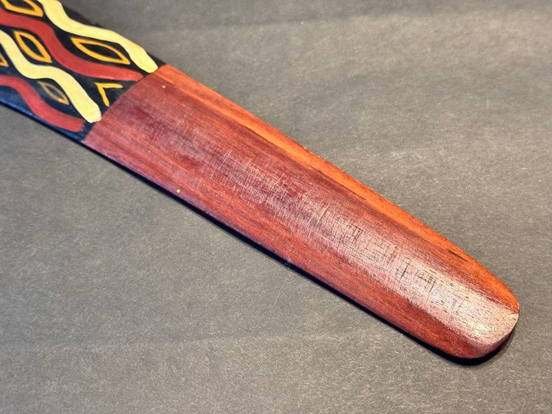 オーストラリアンアボリジナルアート タペストリー2点セット ブーメラン