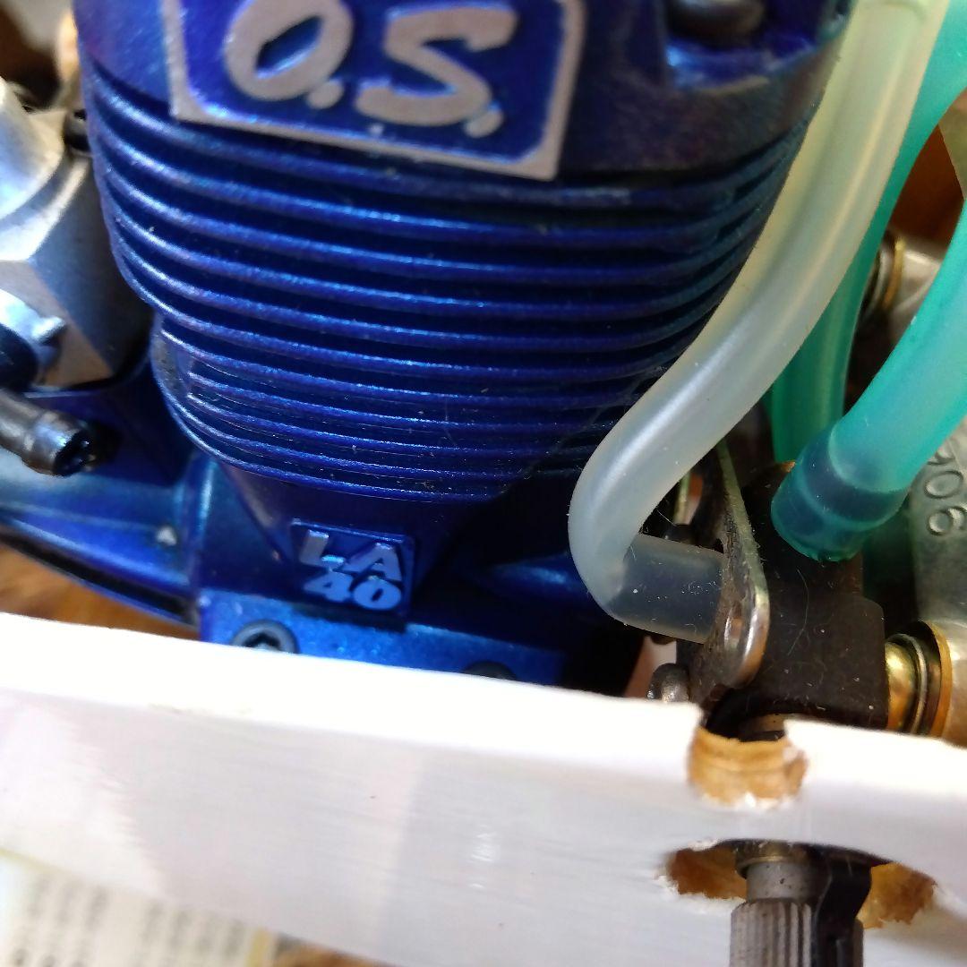 航空機模型 高翼 ムサシノ？　ラジコン 飛行機　OS 2C 40 エンジン