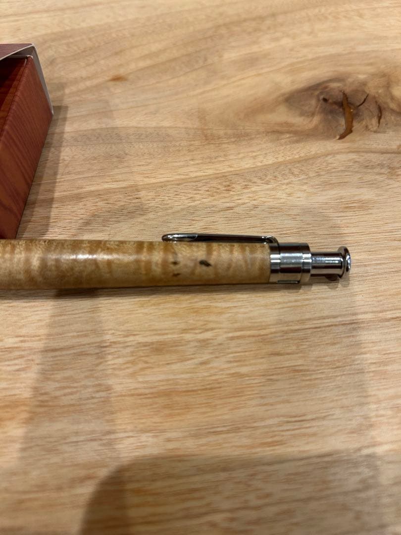 【美品】工房契　楓　ちぢみ杢　ペンシル0.5mm