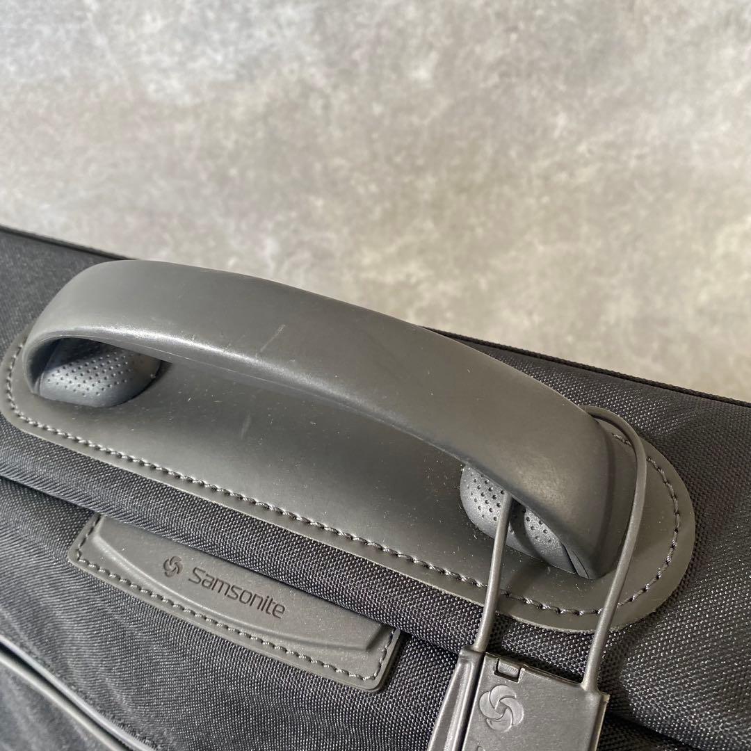 サムソナイト　ガーメントケース　ビジネスバッグ　2way ショルダー　黒　大容量