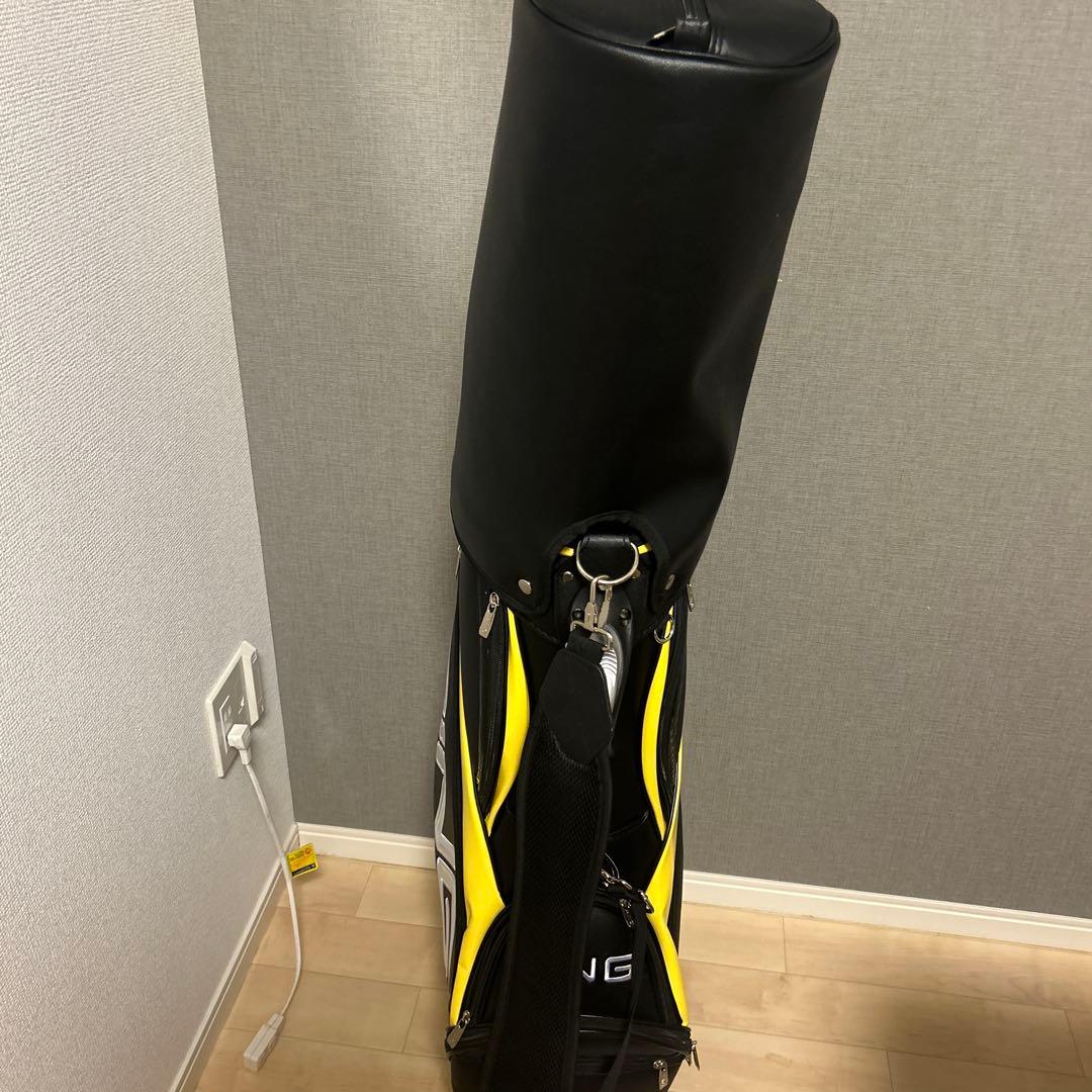 PING キャディバッグ 黒/黄色