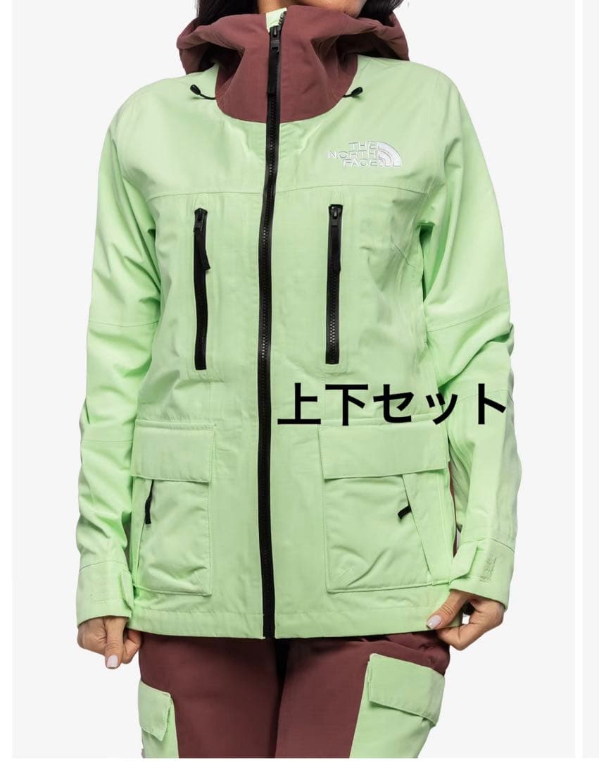 ノースフェイス　レディース　スキー　スノボージャケット　ビブパンツ Mサイズ