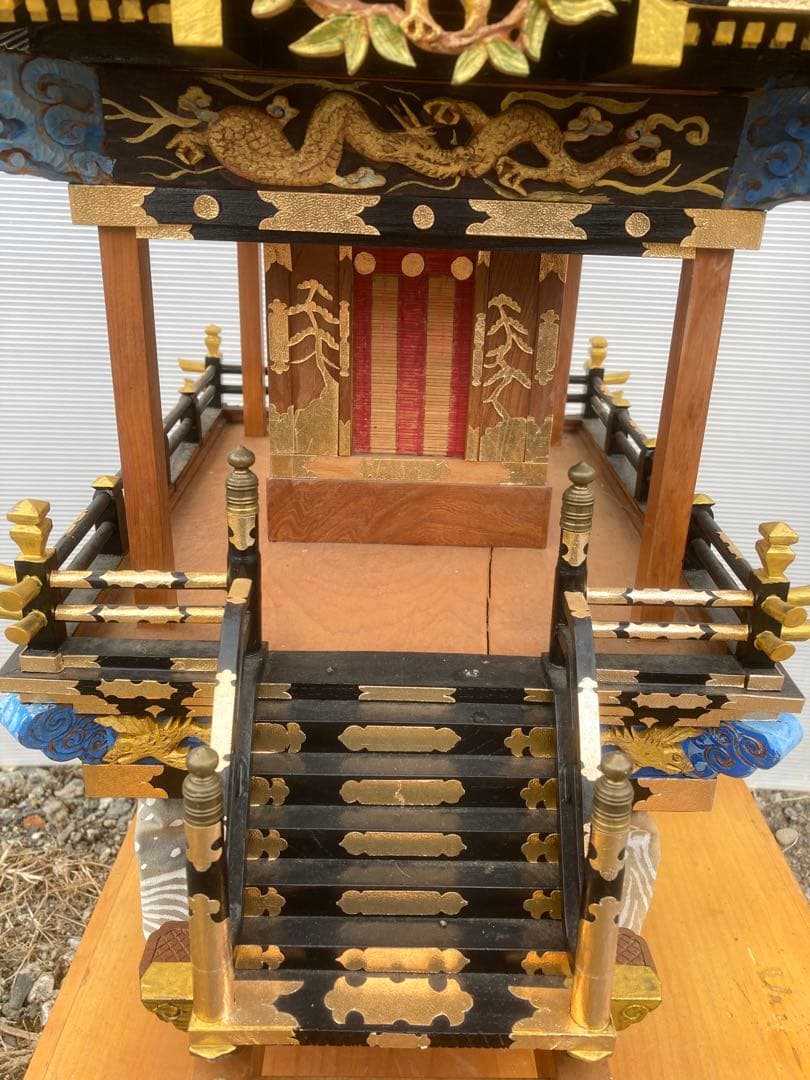 秩父夜祭の山車(中近)手作り模型