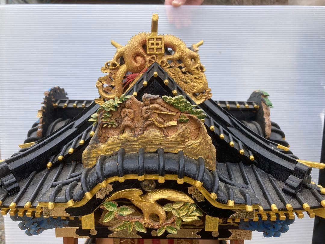 秩父夜祭の山車(中近)手作り模型