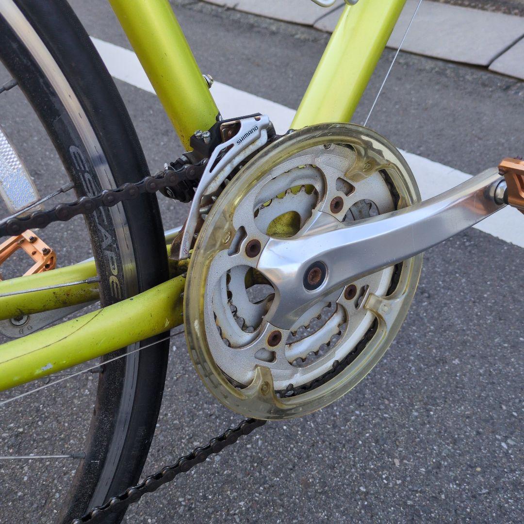 GIANT クロスバイク 3×8　ライムグリーン　杉並区引き取り限定