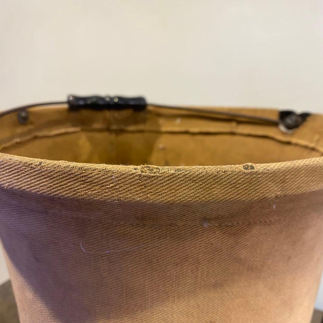 \"HANDY\" Folding Canvas Pail ビンテージ