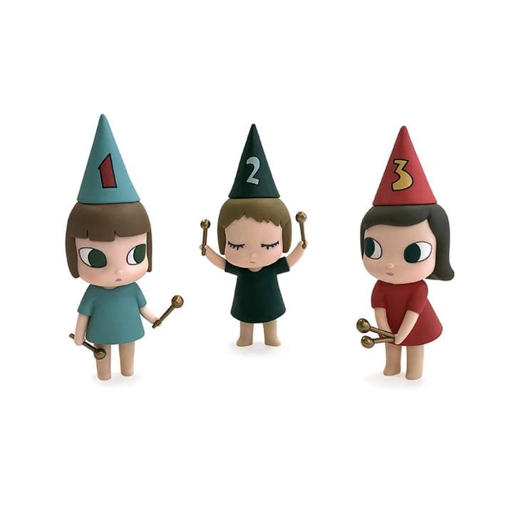 奈良美智 フィギュア DRUMMING GIRLS　１２３