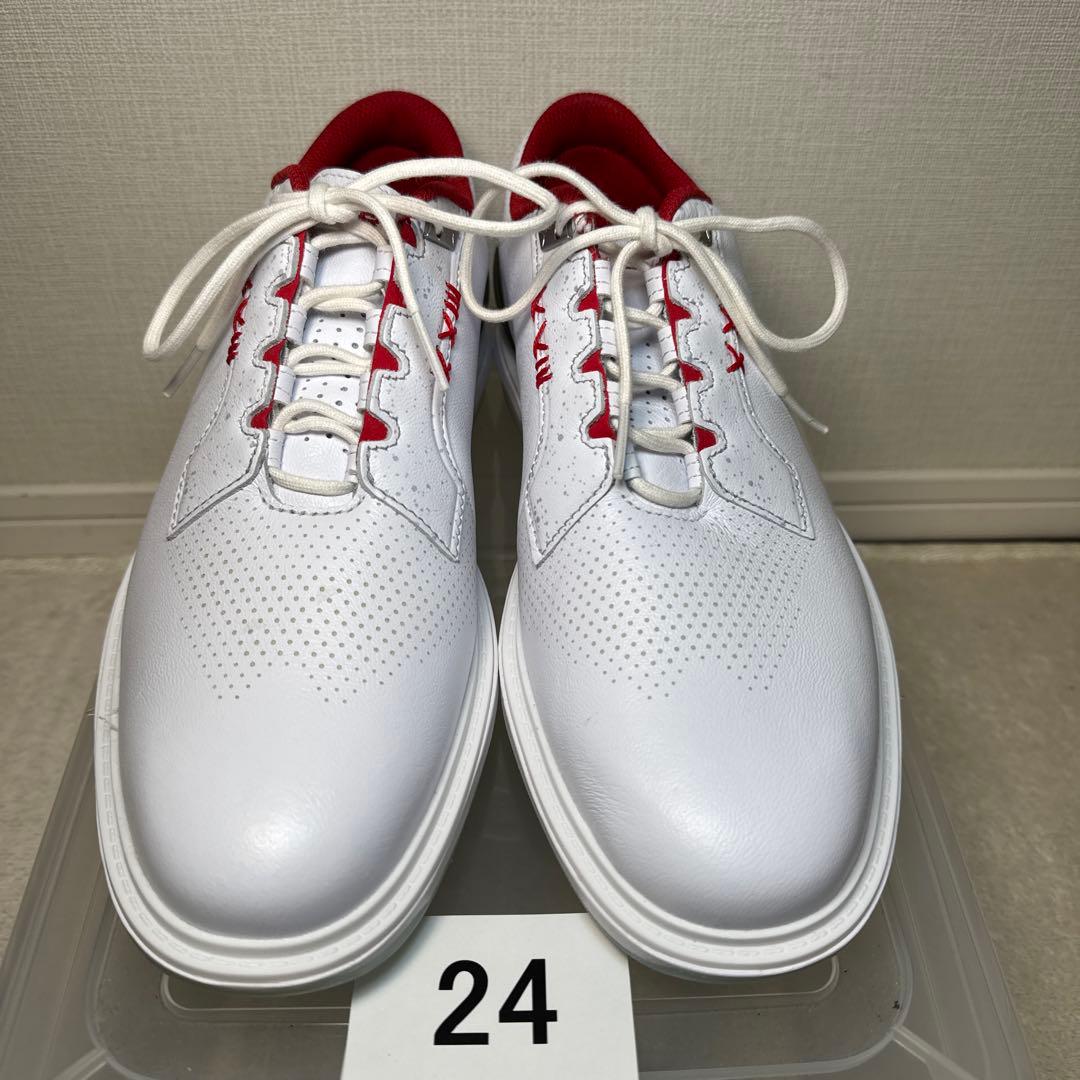 24 未使用　エアジョーダン　ゴルフシューズ　8 26.0 白　ソフトスパイク