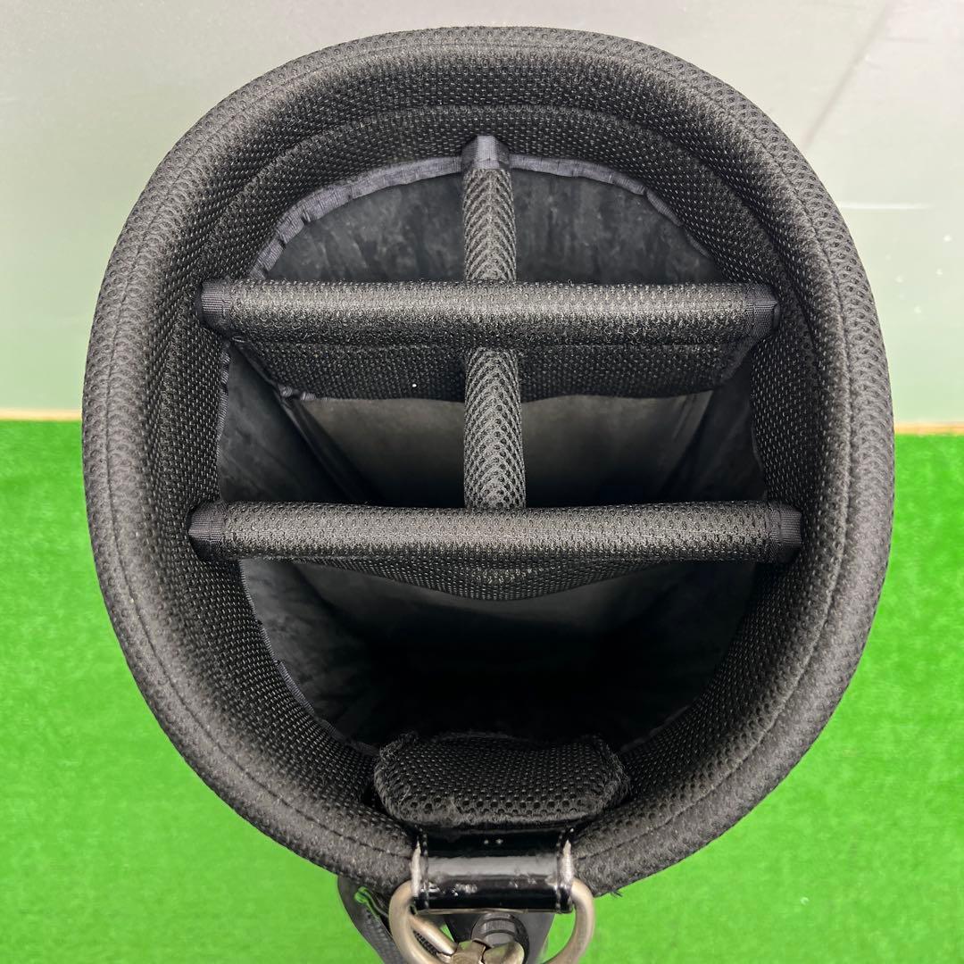 アディダス adidas ゴルフバッグ　8インチ　ブラック　メンズ　中古品