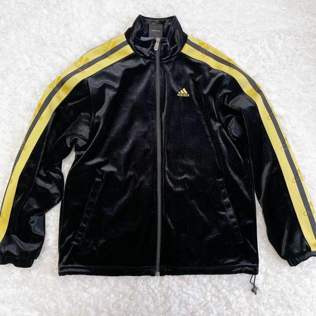 【美品】adidas アディダス　ベロア　ジャージ　セットアップ　S 上下セット