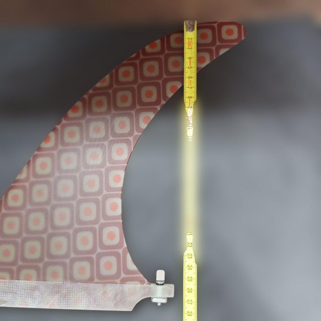 １０インチ アートグラス仕様　ロングボード　シングルフィン