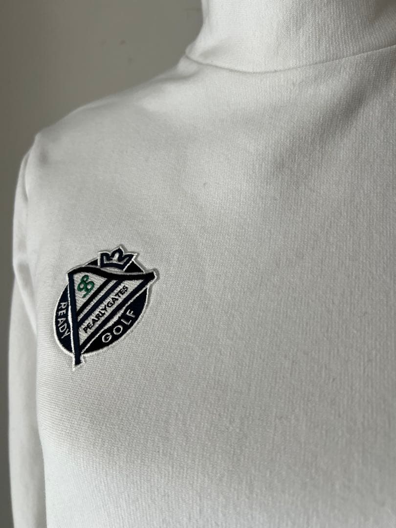 Namii♡様 パーリーゲイツ ホワイト裏起毛ハイネック