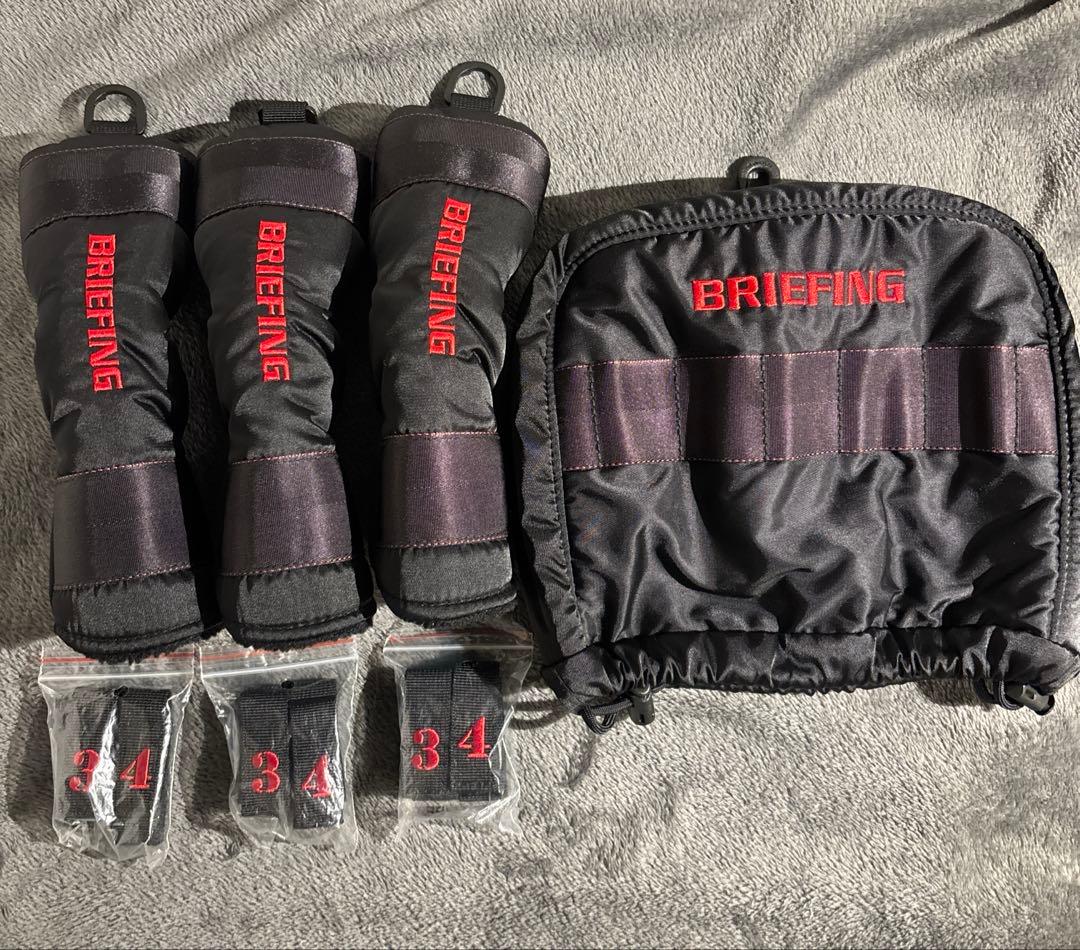 【美品】BRIEFING CR6 #2 バッグ.アイアンカバー.UTカバー3ケ