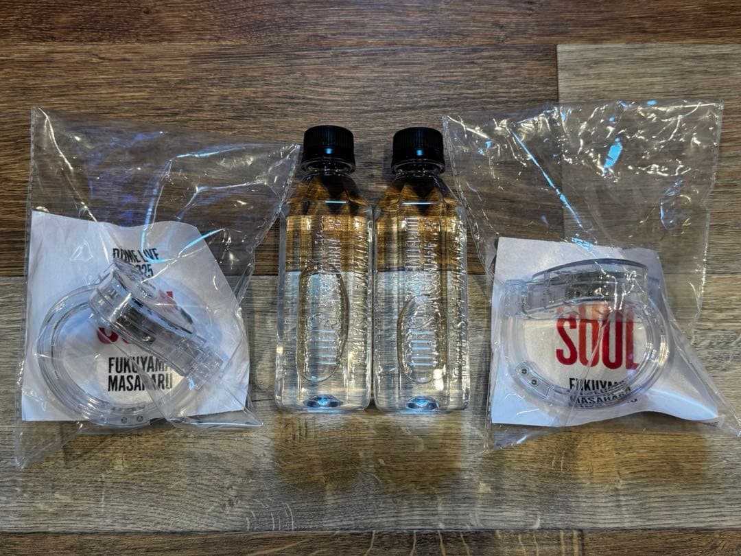 福山雅治ライブ シンクロバングルライト2個セット＋水2本