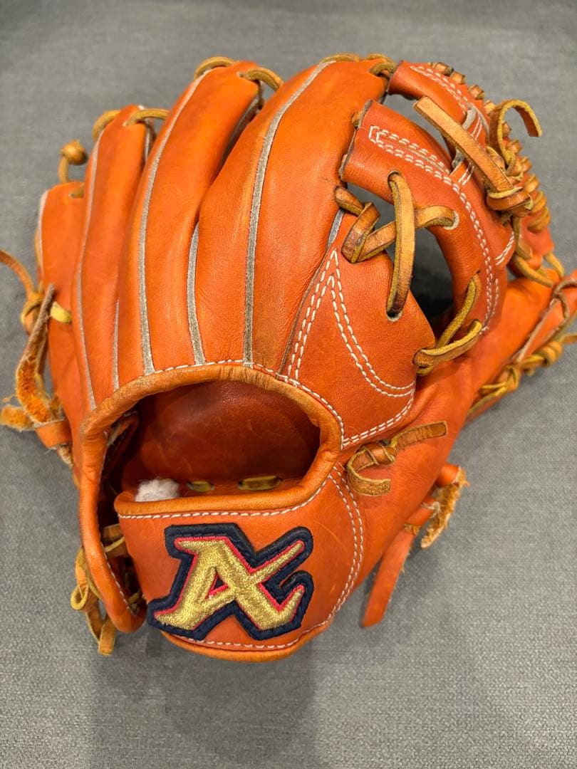 ATOMS アトムズ 硬式用グローブ オレンジ