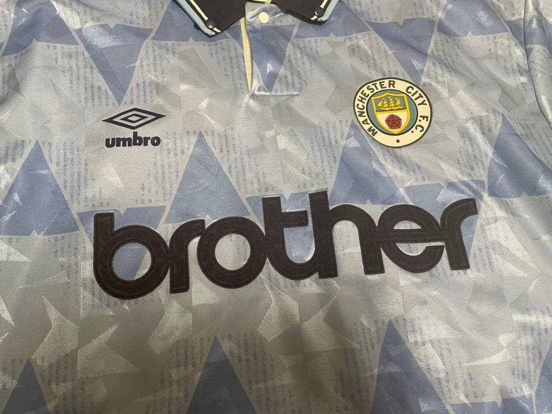 マンチェスターシティ 89-91シーズン　ヴィンテージユニフォーム