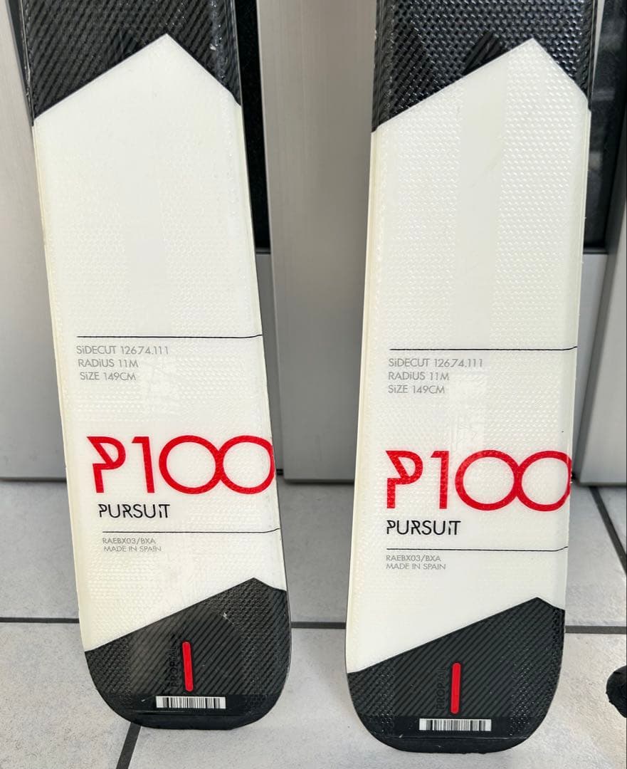 ロシニョール　パシュート100 149cm スキー板　ビンディング　ストック付