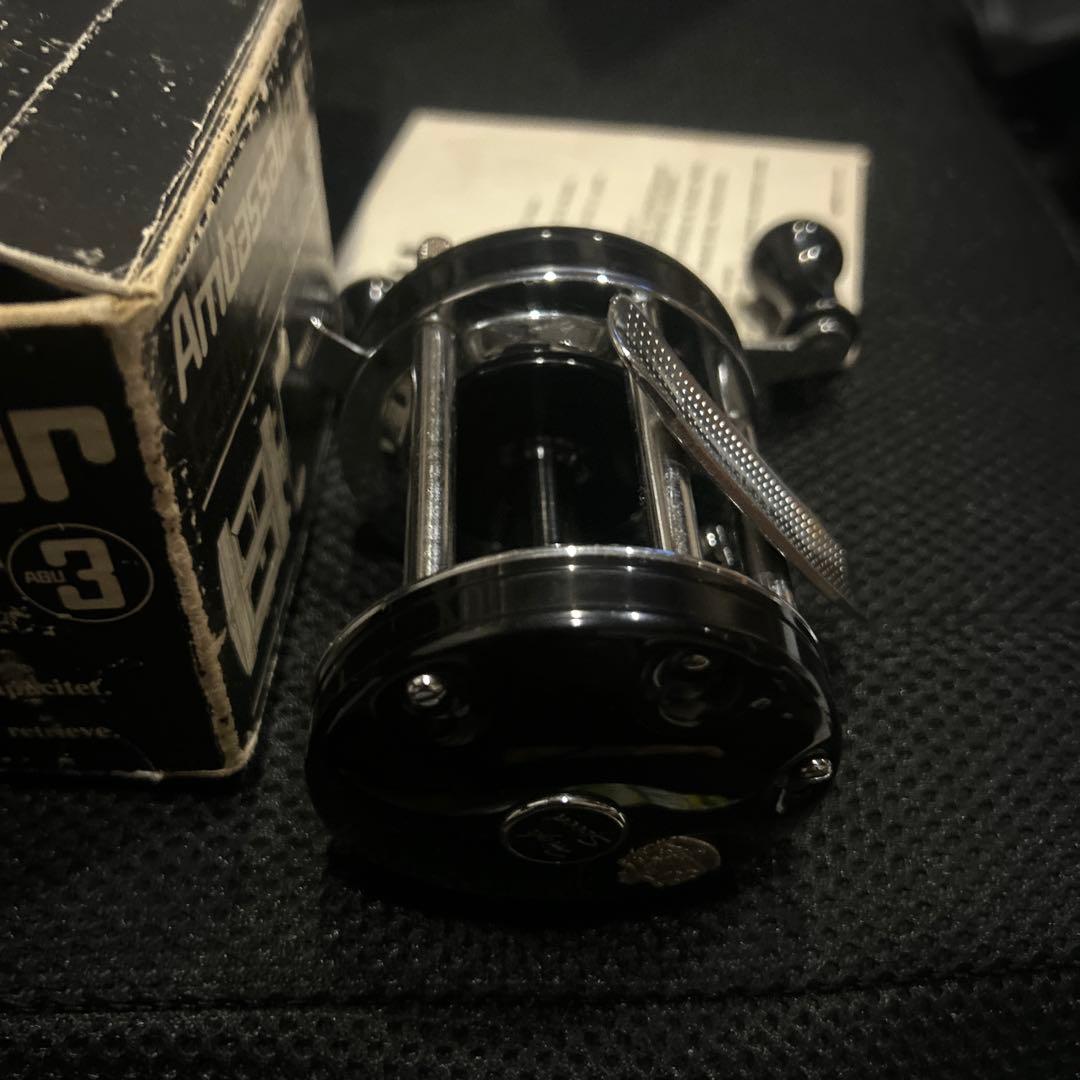 アンバサダー6500CA年代物青黄チェッカー雷魚