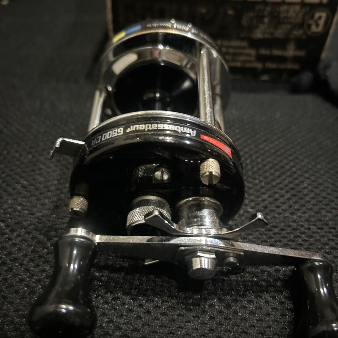 アンバサダー6500CA年代物青黄チェッカー雷魚