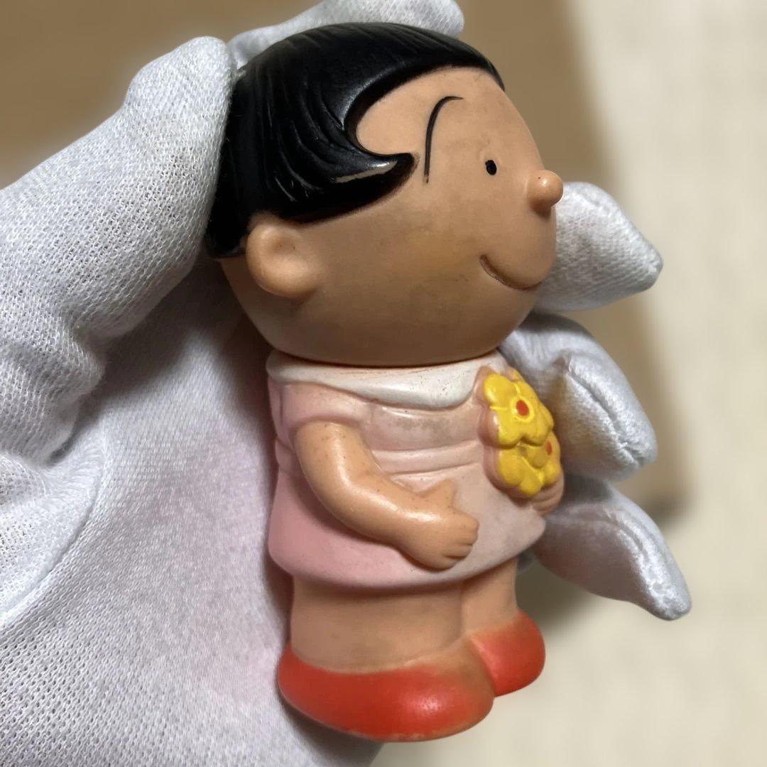 (希少) 昭和レトロ　サザエさん　タカラ　ワカメちゃん　貯金箱　ソフビ